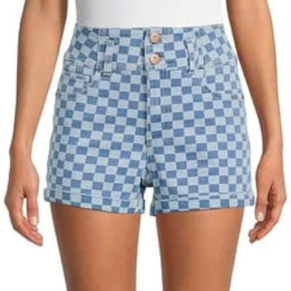 🌱🦢4 FOR $15!🦢🌱 checkered shorts